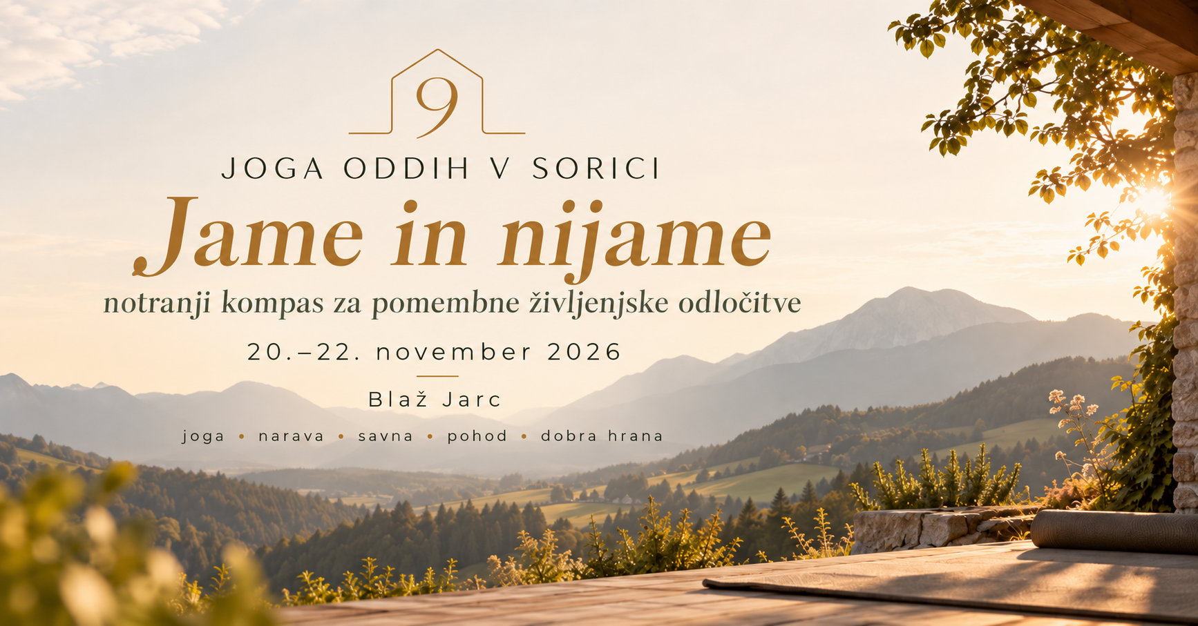 Joga oddih Blaž Jarc